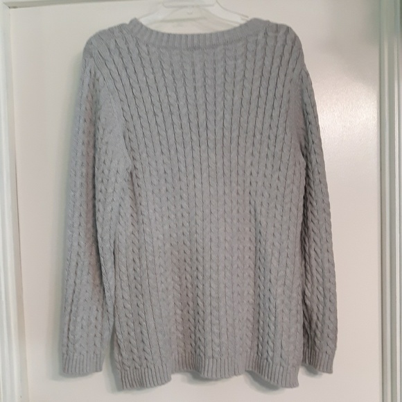 COTTON CASHMERE PULLOVER SWEATER, XL - Picture 6 of 7